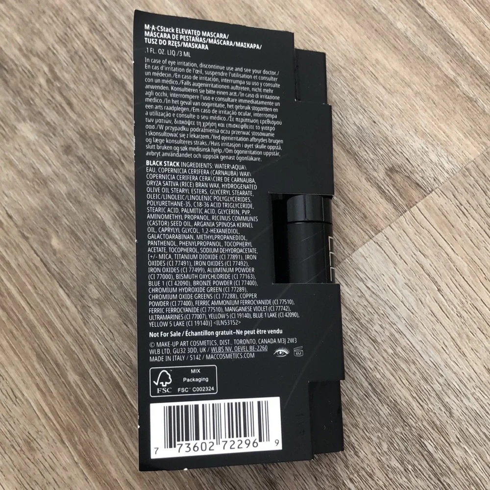 ❤️$5 NIB Black Mac Stack Elevated 3ml